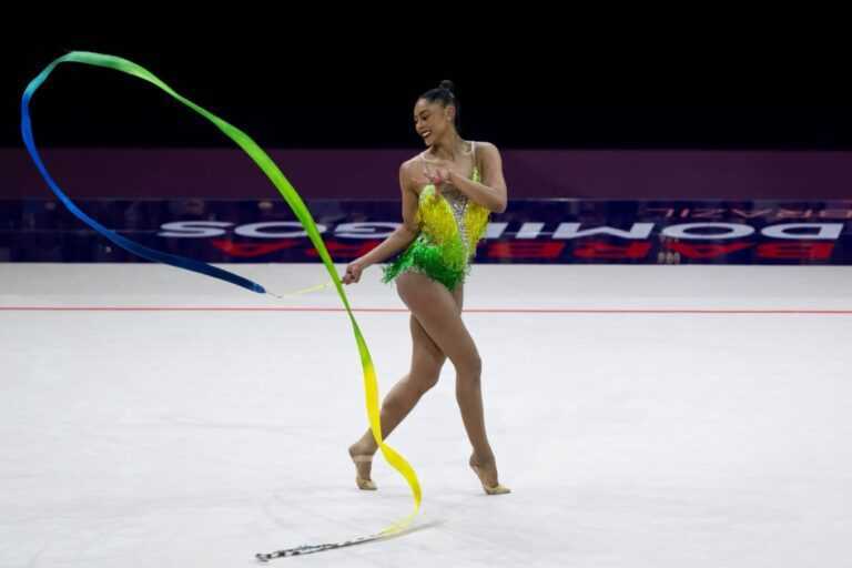 Mundial de Ginástica: Babi Domingos termina na última posição mundial-de-ginastica:-babi-domingos-termina-na-ultima-posicao